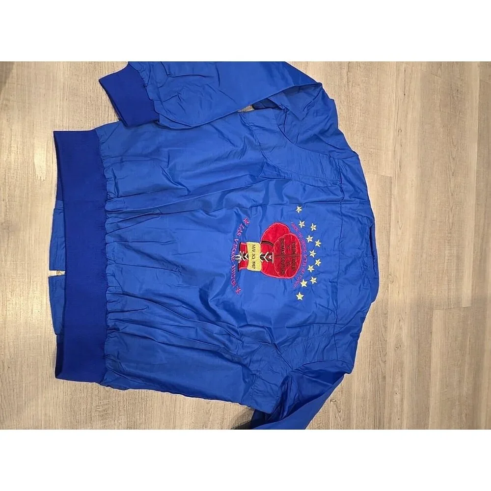 1987 Mike Tyson Las Vegas Thomas Boxing Deadstock Jacket SATIN Gloves VINTAGE XL - Picture 4 of 11